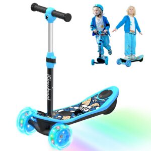 isinwheel® Mini trottinette électrique à 3 roues pour enfants – Bleu €85.99