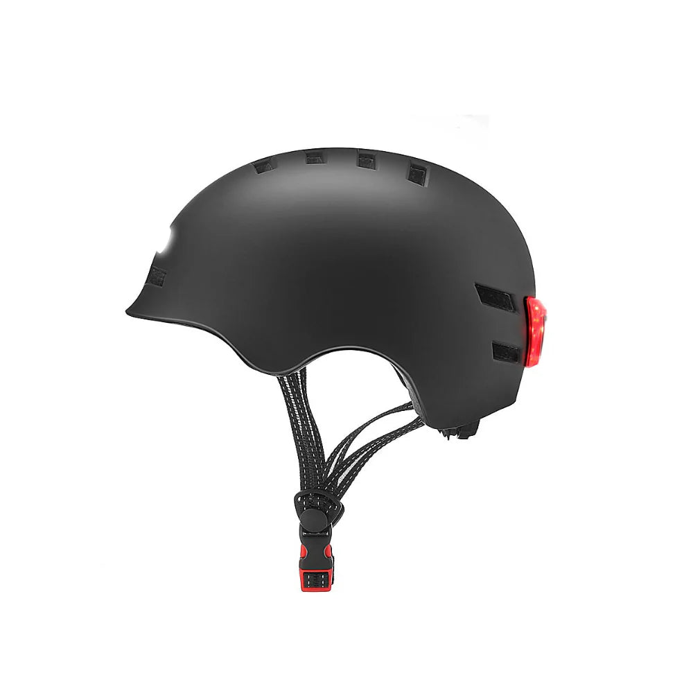 Casque de trottinette avec lumière LED - Noir / L(58-61cm) / 1 pièce
