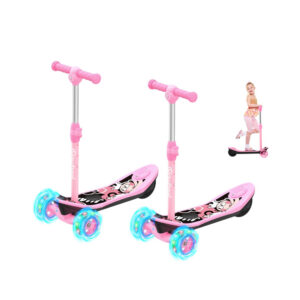 isinwheel® Mini trottinette électrique à 3 roues pour enfants – Rose*2 :€139.99