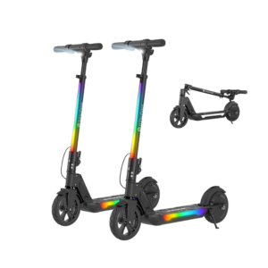 isinwheel S4/S7 Trottinette électrique pour enfants – S7 Noir / 2PC