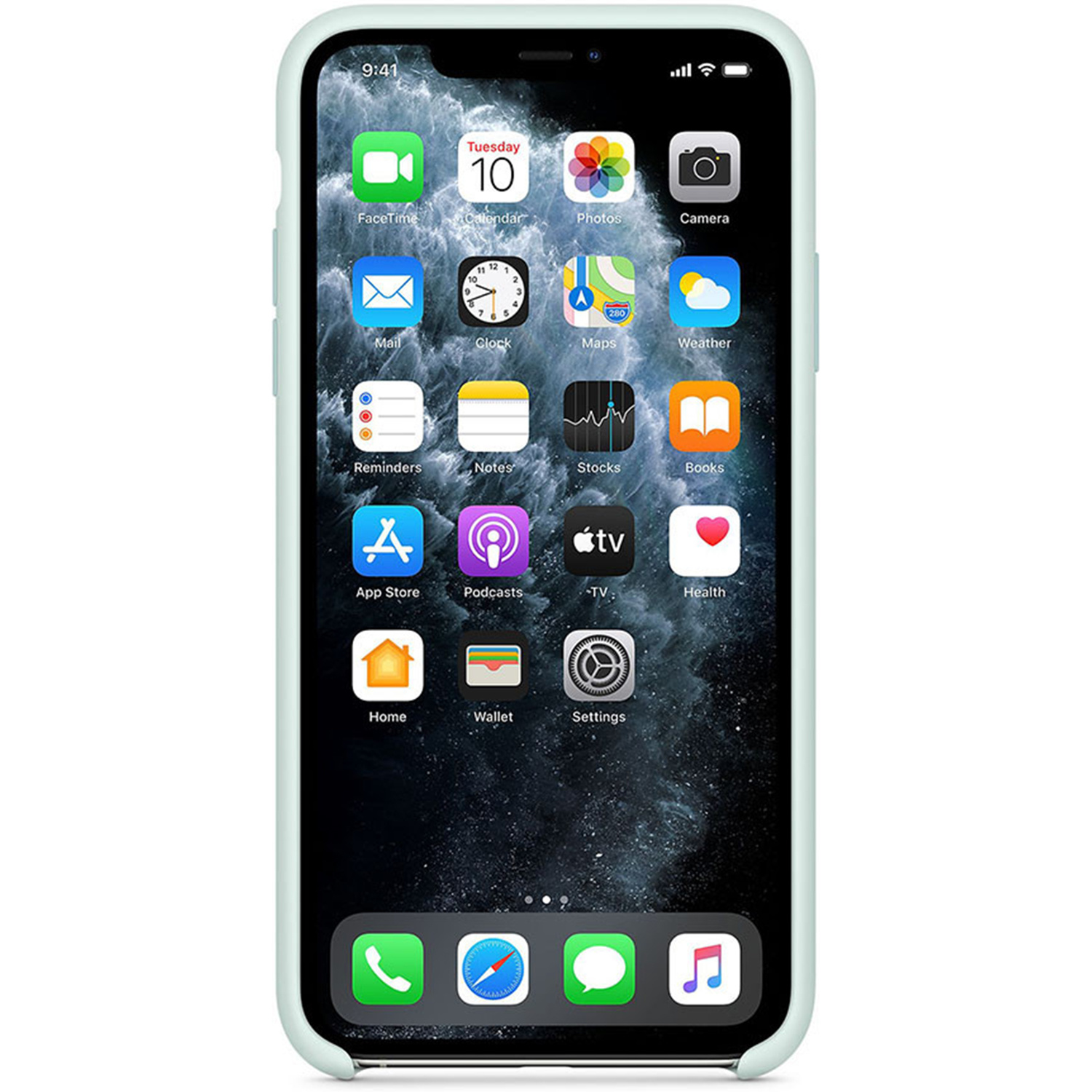 Coque en silicone Apple iPhone 11 Pro Max - Seafoam – Image 2