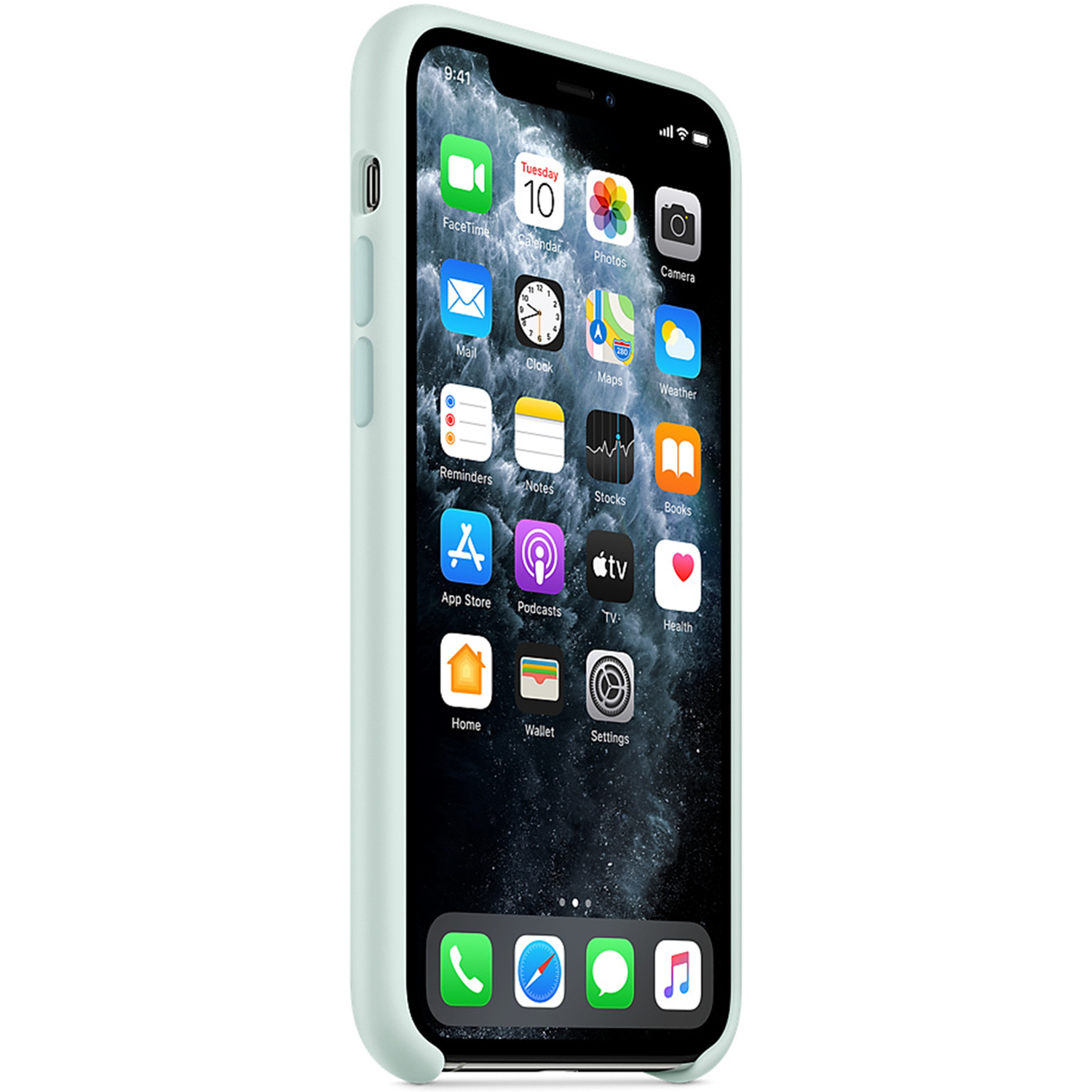 Coque en silicone Apple iPhone 11 Pro - Seafoam – Image 3
