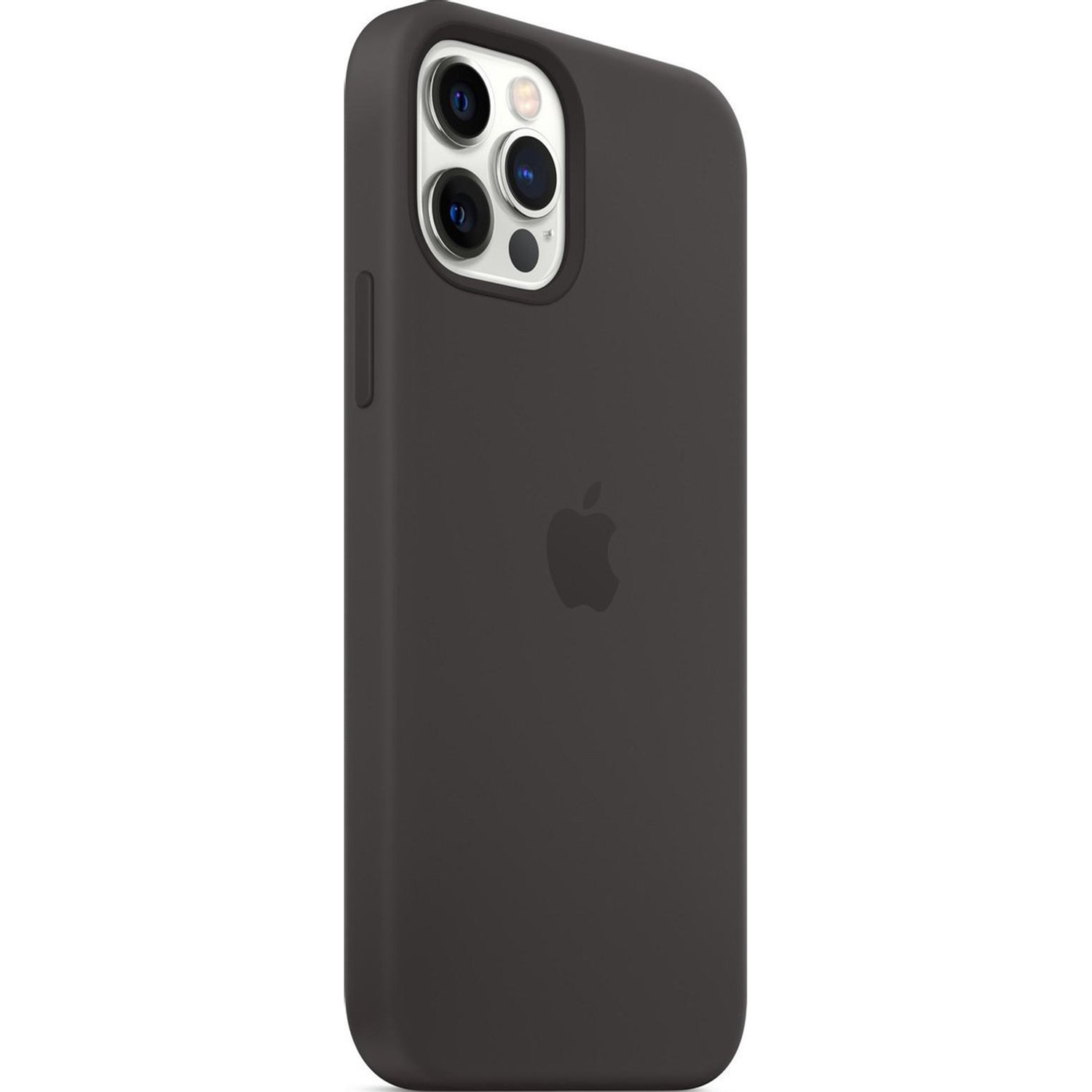 Coque en silicone MagSafe Apple iPhone 12 Pro Max - Black – Image 2