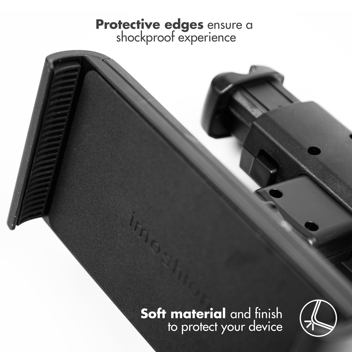imoshion Support de tablette pour voiture - Réglable - Appui-tête - Noir – Image 3