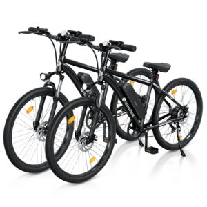 M10 Vélo électrique tout-terrain pour la navette ou le hors-piste – 2*Noir d&rsquo;encre