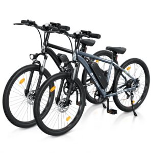 M10 Vélo électrique tout-terrain pour la navette ou le hors-piste – Noir d&rsquo;encre+Bleu acier