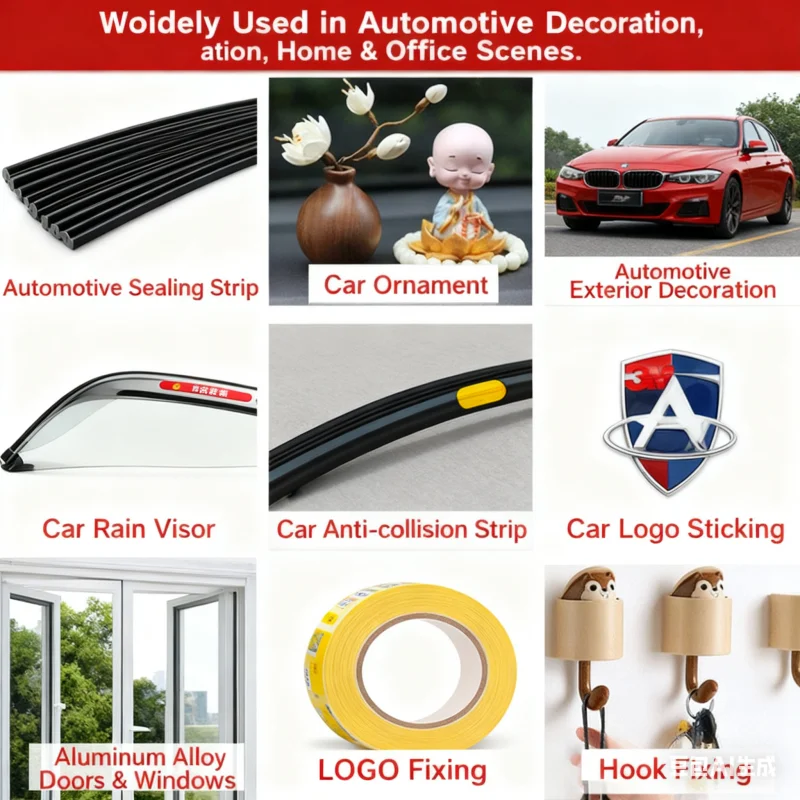 Ruban adhésif Double face fort 3M 4229P VHB, haute viscosité, étanche, sans trace, en mousse, pour voiture, usage domestique, haute température – Image 6