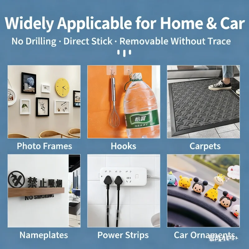 Nano ruban adhésif Double face 3M 4918, 2mm d'épaisseur, ruban adhésif Double face Transparent, sans trace, haute adhérence, pour Automobile – Image 5