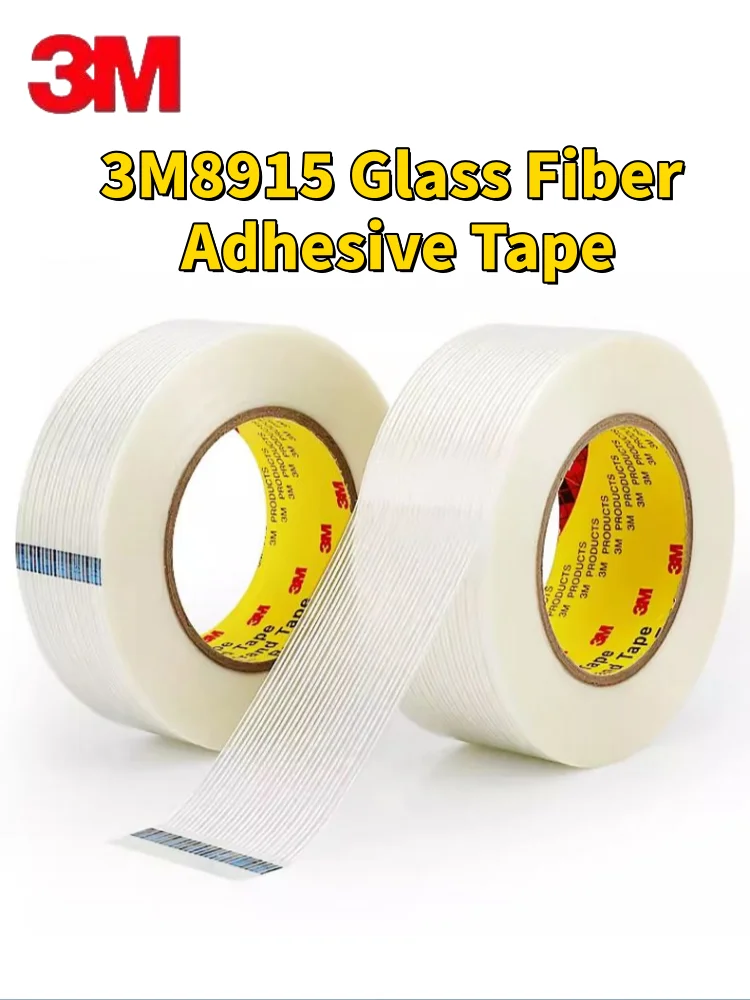 Ruban adhésif en Fiber de verre 3M8915, ruban adhésif simple face solide sans trace, rayé et étanche, fixation d'objets lourds – Image 7