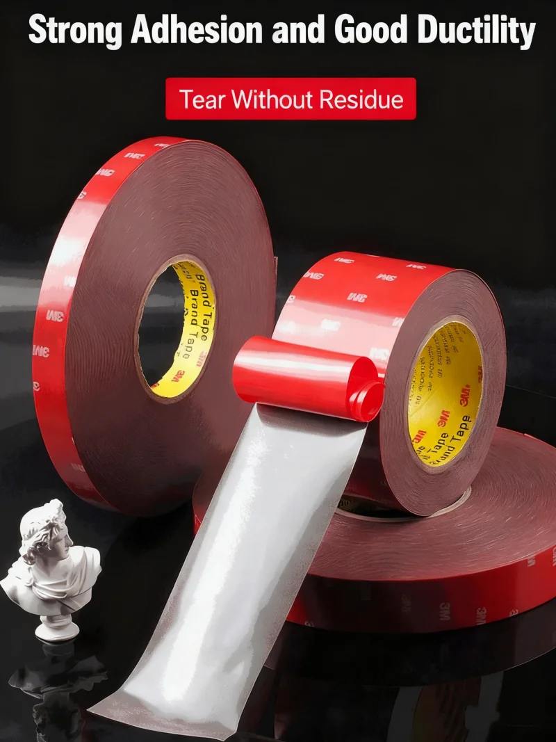 Ruban adhésif Double face fort 3M 4229P VHB, haute viscosité, étanche, sans trace, en mousse, pour voiture, usage domestique, haute température – Image 3