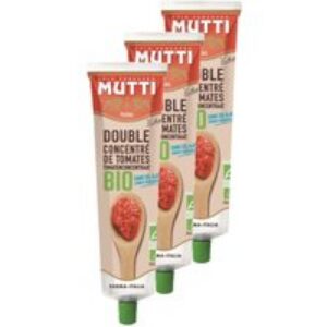 Lot 3x Double Concentré De Tomates Bio – Sans Sel Ajouté – Tube 185g