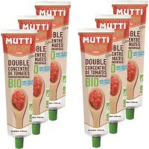 Lot 6x Double Concentré De Tomates Bio – Sans Sel Ajouté – Tube 185g