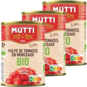 Lot 3x Pulpe De Tomates Morceaux Bio – Boîte 400g