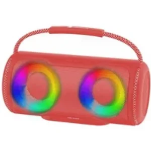 Yonis Enceinte Bluetooth TWS Rouge