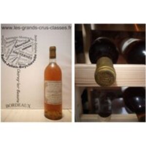 Château Broustet 1978 – Barsac – 2ème Grand Cru Classé – 1 X 75 Cl – Liquoreux