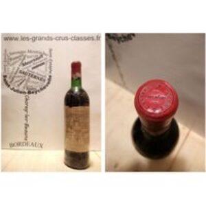 Château La Lagune 1970 – Haut Médoc – 3ème Grand Cru Classé – 1 X 75 Cl – Rouge