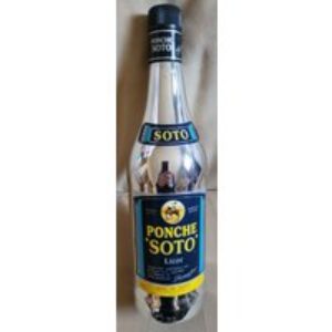 Bouteille De Liqueur (Espagne) Ponche Soto (1 Litre) Années 1990