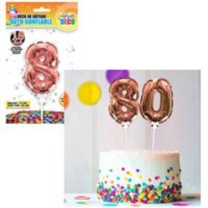Ballon Rose Pour Gâteau – Chiffre 8