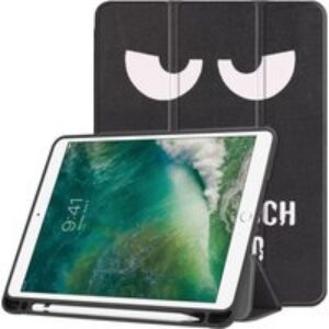 imoshion Coque tablette Design Trifold Apple iPad 6 (2018) 9.7 pouces / iPad 5 (2017) 9.7 pouces / Air 2 (2014)/Air 1 (2013) – Don&rsquo;t touch