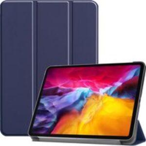 imoshion Coque tablette Trifold Apple iPad Pro 11 (2022 / 2021 / 2020 / 2018) – Bleu foncé