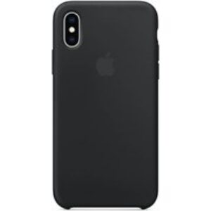 Coque en silicone Apple iPhone Xs / X – Noir