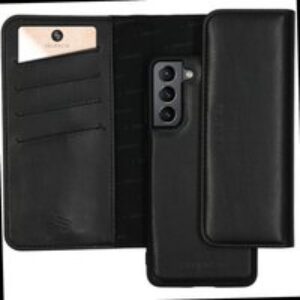 Selencia Pochette amovible en cuir végan Eny Samsung Galaxy S21 Plus – Noir