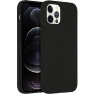 Accezz Coque Liquid Silicone avec MagSafe Apple iPhone 12 (Pro) – Noir