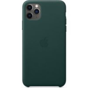 Coque en cuir pour Apple iPhone 11 Pro Max – Vert forêt