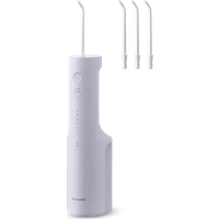 Kit Irrigateur Buccal Rechargeable et 3 Embouts de Rechange Série 300 Modèle Blanc