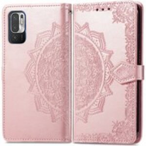 imoshion Etui de télephone Mandala Xiaomi Redmi Note 10 (5G) – Rose Doré