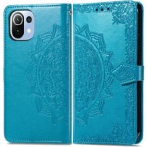 imoshion Etui de télephone Mandala Xiaomi Mi 11 Lite (5G/4G) / 11 Lite 5G NE – Turquoise
