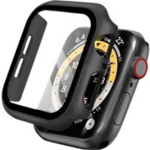 imoshion Coque rigide à couVerture complète Apple Watch 4 / 5 / 6 / SE – 44 mm – Noir