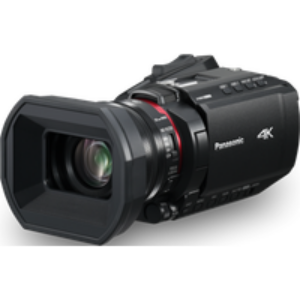 Caméscope 4K 60p avec Objectif de Grand Angle 25 mm et Zoom Optique 24x en Noir