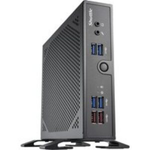 Shuttle XPC slim Barebone DS50U7, i7-1355U, 2x LAN (1x 2.5Gbit ,1x 1Gbit), 1xCOM,1xHDMI,1xDP, 1x VGA, fanless, fonctionnement pe