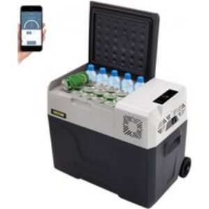 VEVOR Réfrigérateur Portable à Compression 40 L Glacière Électrique Voiture 610 x 378 x 480 mm Frigo Congélateur 45 W Panneau Numérique Intelligent pour Laisser Aliments Frais et Boissons Fraîches