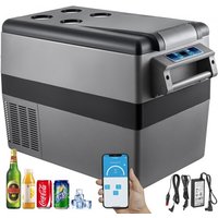 VEVOR Glacière Électrique Voiture, 45 L, Réfrigérateur Portable à Compression, 60 W, Mini Frigo, 69,3x34,5x45,6 cm, Glacière Électrique, Mini Congélateur Compresseur pour Maison / Voiture / Camping