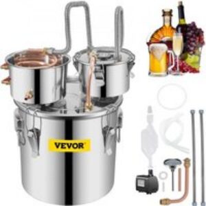 VEVOR 8Gal Distillateur d&rsquo;Eau Purificateur d&rsquo;Eau Domestique avec Pompe