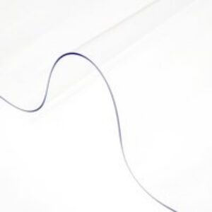 VEVOR Nappe PVC Rectangulaire Transparente 2 mm Nappe de Protection Imperméable Épaisse pour Table de Cuisine, Table à Mange, Table en Bois, Bureau, Table Basse Couleur Cristal Clair 244 x 117 cm