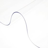 VEVOR Nappe PVC Rectangulaire Transparente 2 mm Nappe de Protection Imperméable Épaisse pour Table de Cuisine, Table à Mange, Table en Bois, Bureau, Table Basse Couleur Cristal Clair 244 x 117 cm