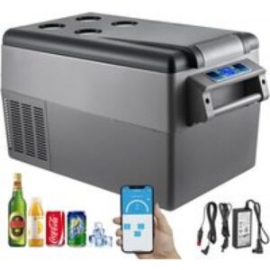 VEVOR Compresseur Portable Réfrigérateur Portatif Petit Réfrigérateur pour véhicule 220V