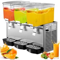 VEVOR Distributeur de jus commercial, Distributeur de boissons froides, 36 L