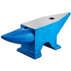 VEVOR  Enclume de forgeron 132.3lbs(60 kg) Enclume d’acier Bleu Forger Riveter Aplatir Former le métal Travail du métal Traitement thermique Bijoutier Marteau comme cadeau Portable Robuste