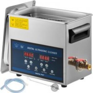 VEVOR Nettoyeur à Ultrasons 6 L Nettoyeur à Ultrasons Professionnel à Double Fréquence 28/40 kHz Appareil de Nettoyage Ultrasonique avec Cuve en Acier Inoxydable pour Bijoux Lunettes Montre Dentier