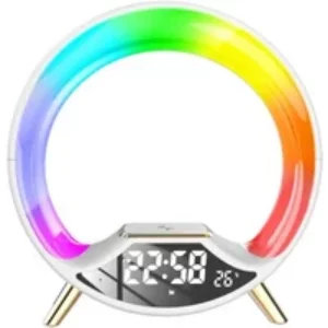 Yonis Enceinte Bluetooth Multifonction – RGB Réveil