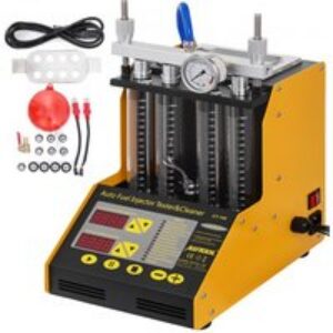 VEVOR Auto Nettoyeur Injecteur De Carburant Testeur 4 Cylindres Outils De Nettoyage Ultrasons Essence CT150