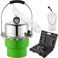 VEVOR Purgeur de Frein Capacité 5 L, Purgeur de Frein Pneumatique en Acier, Purgeur de Frein et d’Embrayage Pression d'air 0-10 bar, Purgeur de Liquide de Frein Freinage, avec Manomètre Précis