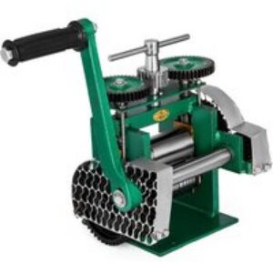 VEVOR Machine Laminage Plat Largeur du Rouleau 85 mm, Laminoir Manuel Plastifier Presse Manuelle Combinée, Machine Fabrication Presse Outil pour Bijoux en Tablettes Manche à Économie de Main-d&rsquo;œuvre