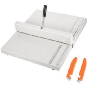 VEVOR Machine Plieuse Manuelle, Plieuses à Papier 48 cm Avec Backstop Magnétique A3, Plissage Manuel en Fer et Aluminium, Poignée à Économie de Main-d&rsquo;œuvre Échelle Précise pour Dossier Carte