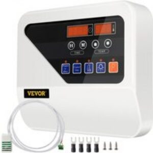 VEVOR Contrôleur Numérique de Sauna, pour Poêle de Chauffage Sauna 3-9 kW, Contrôleur Numérique de Chauffe-sauna Externe, avec Capteur de Température, pour Contrôler Durée Température de Chauffage