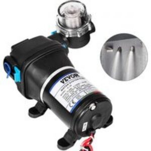 VEVOR Pompe à Membrane FL-30 Pompes à Eau 10 L / min Pompe à eau à Diaphragme Automatique Puissante 17 PSI Installation Rapide dans les Aliments, le Remplissage de Boissons, le Transfert de Liquide